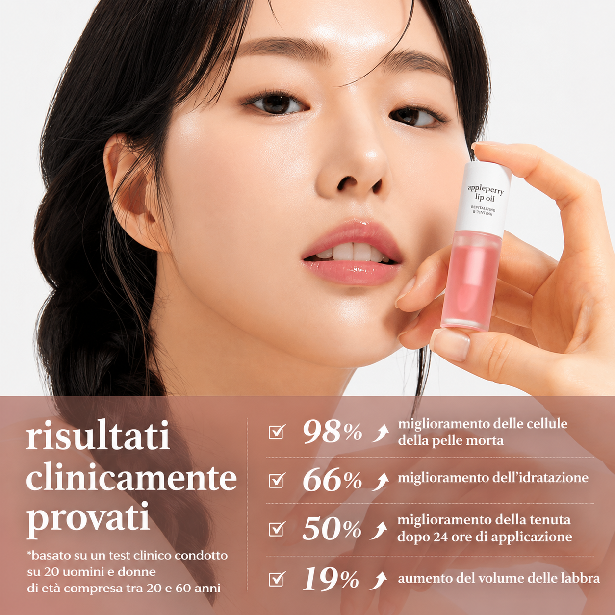 Korean Lip Oil – Olio Tinta Labbra Idratante Lunga Durata